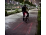 Фонарь для велосипеда задний лазерный X-Laser (вертикальный)